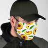 Slice Peach Pattern Print Face Mask-grizzshop