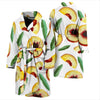 Slice Peach Pattern Print Men Long Robe-grizzshop