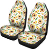 Slice Peach Pattern Print Universal Fit Car Seat Cover-grizzshop