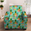 Slice Tropical Pineapple Print Armchair Cover-grizzshop