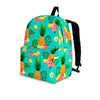 Slice Tropical Pineapple Print Backpack-grizzshop