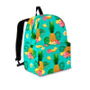 Slice Tropical Pineapple Print Backpack-grizzshop