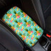 Slice Tropical Pineapple Print Car Console Cover-grizzshop