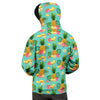 Slice Tropical Pineapple Print Men's Hoodie-grizzshop