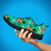 Slice Tropical Pineapple Print Men's Sneakers-grizzshop