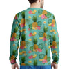 Slice Tropical Pineapple Print Men's Sweatshirt-grizzshop