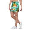 Slice Tropical Pineapple Print Mini Skirt-grizzshop