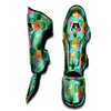 Slice Tropical Pineapple Print Muay Thai Shin Guard-grizzshop