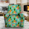 Slice Tropical Pineapple Print Recliner Cover-grizzshop