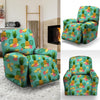 Slice Tropical Pineapple Print Recliner Cover-grizzshop