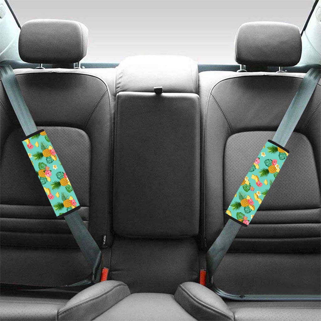 Slice Tropical Pineapple Print Seat Belt Cover-grizzshop