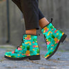 Slice Tropical Pineapple Print Women's Boots-grizzshop