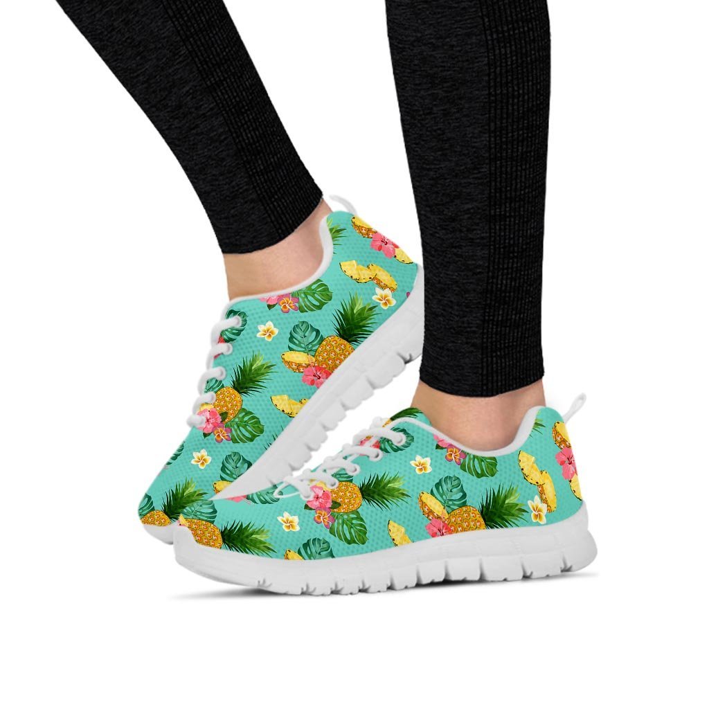 Slice Tropical Pineapple Print Women's Sneakers-grizzshop