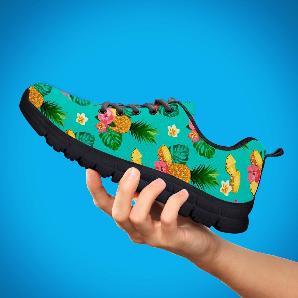 Slice Tropical Pineapple Print Women's Sneakers-grizzshop