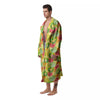 Slices Fruit Orange Print Pattern Men's Robe-grizzshop