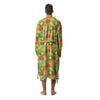 Slices Fruit Orange Print Pattern Men's Robe-grizzshop