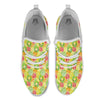 Slices Fruit Orange Print Pattern White Athletic Shoes-grizzshop