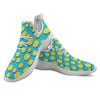 Slices Lemon Print Pattern White Athletic Shoes-grizzshop