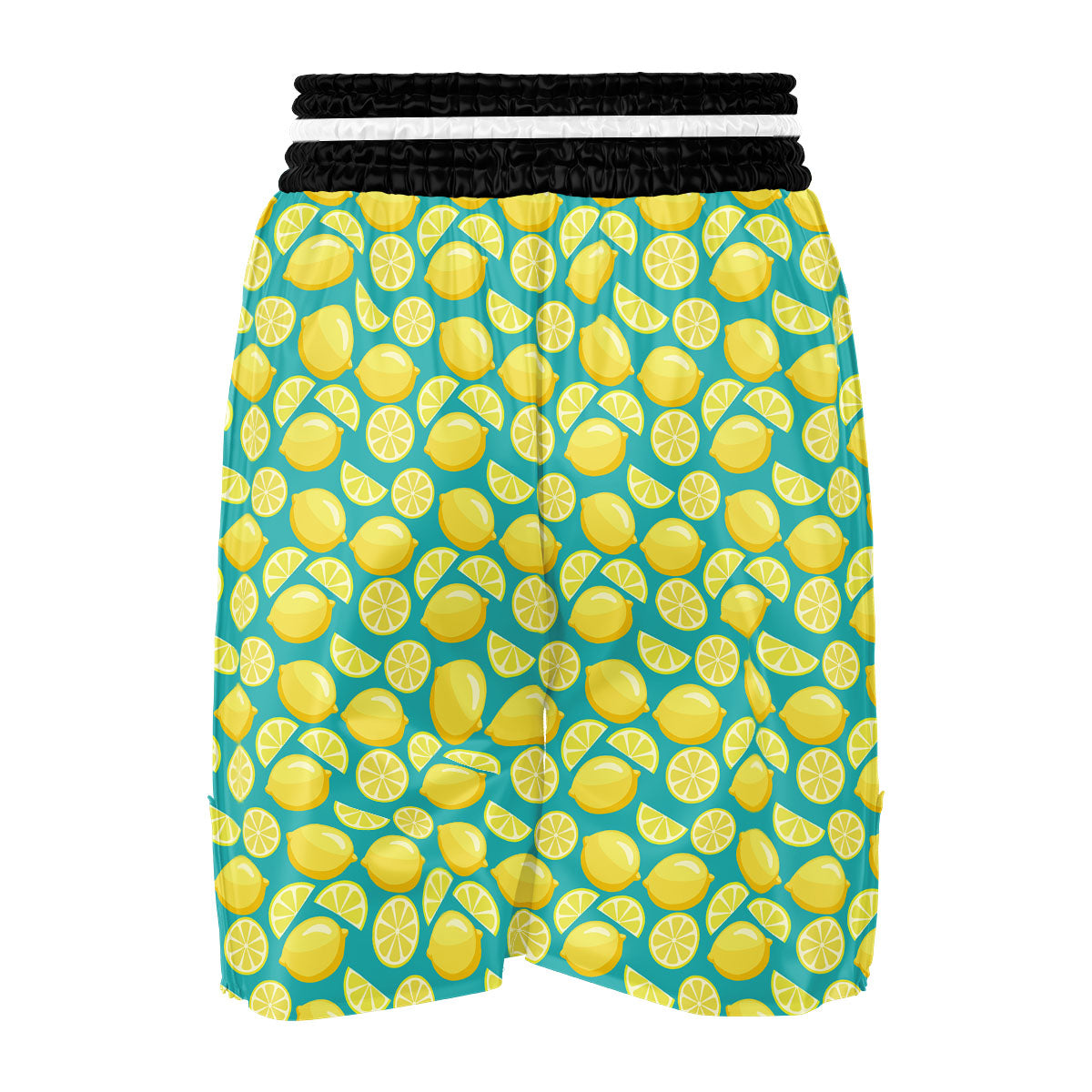Slices Lime Print Pattern Boxing Shorts-grizzshop