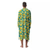 Slices Lime Print Pattern Men's Robe-grizzshop