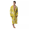 Slices Pineapple Print Pattern Men's Robe-grizzshop