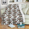 Sloth Bamboo Pattern Print Blanket-grizzshop