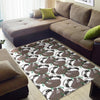 Sloth Bamboo Pattern Print Floor Mat-grizzshop