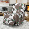 Sloth Bamboo Pattern Print Recliner Cover-grizzshop