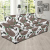 Sloth Bamboo Pattern Print Sofa Covers-grizzshop