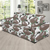 Sloth Bamboo Pattern Print Sofa Covers-grizzshop