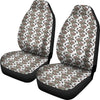 Sloth Bamboo Pattern Print Universal Fit Car Seat Cover-grizzshop