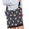 Sloth Floral Pattern Print Crossbody Bags-grizzshop