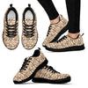 Sloth Pattern Print Black Sneaker Shoes For Men Women-grizzshop