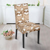 Sloth Pattern Print Chair Cover-grizzshop