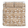 Sloth Pattern Print Duvet Cover Bedding Set-grizzshop