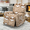 Sloth Pattern Print Recliner Cover-grizzshop