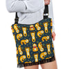 Sloth Print Pattern Crossbody Bags-grizzshop