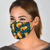 Sloth Print Pattern Face Mask-grizzshop