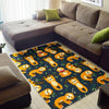 Sloth Print Pattern Floor Mat-grizzshop