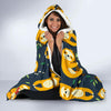 Sloth Print Pattern Hooded Blanket-grizzshop