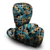 Sloth Tropical Print Pattern Boxing Gloves-grizzshop