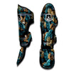 Sloth Tropical Print Pattern Muay Thai Shin Guards-grizzshop