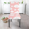 Smile Cloud Pattern Print Chair Cover-grizzshop