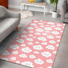 Smile Cloud Pattern Print Floor Mat-grizzshop