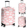 Smile Cloud Pattern Print Luggage Cover Protector-grizzshop