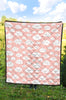 Smile Cloud Pattern Print Quilt-grizzshop