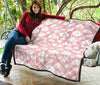 Smile Cloud Pattern Print Quilt-grizzshop