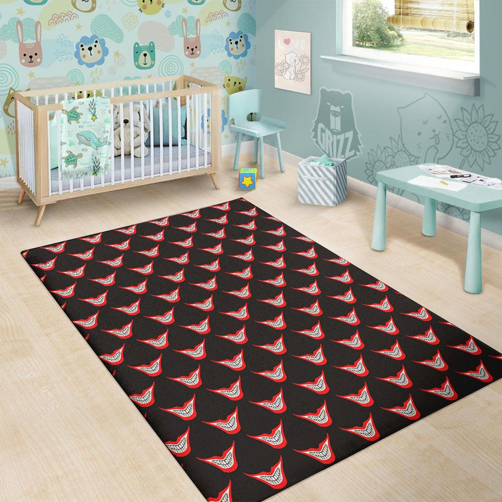 Smile Joker Print Pattern Floor Mat-grizzshop