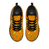 Smiley Carrot Print Pattern Black Sneaker-grizzshop