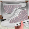 Smiley Cow Cartoon Print Pattern White High Top Shoes-grizzshop